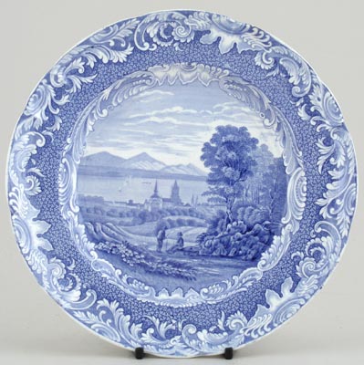 Plate Lausanne c1840